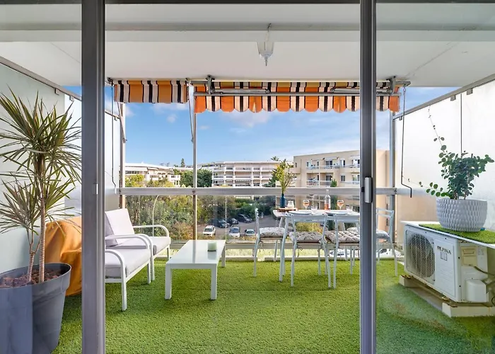 Joli Grand Terrasse Lit 180x200 Vue 10min Plages Апартаменты